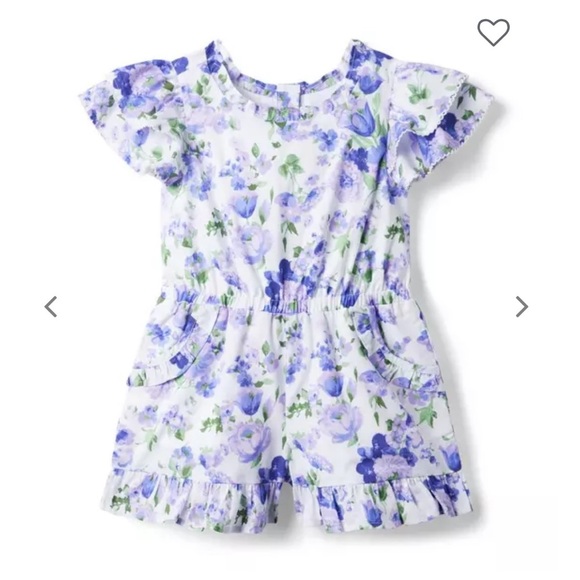 Janie and Jack The Petal Perfect Romper - Picture 2 of 6